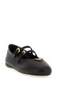 Балетки с двойным ремешком Черные PRADA 1F794NF005038F0002 Балетки с двойным ремешком Черные PRADA 1F794NF005038F0002