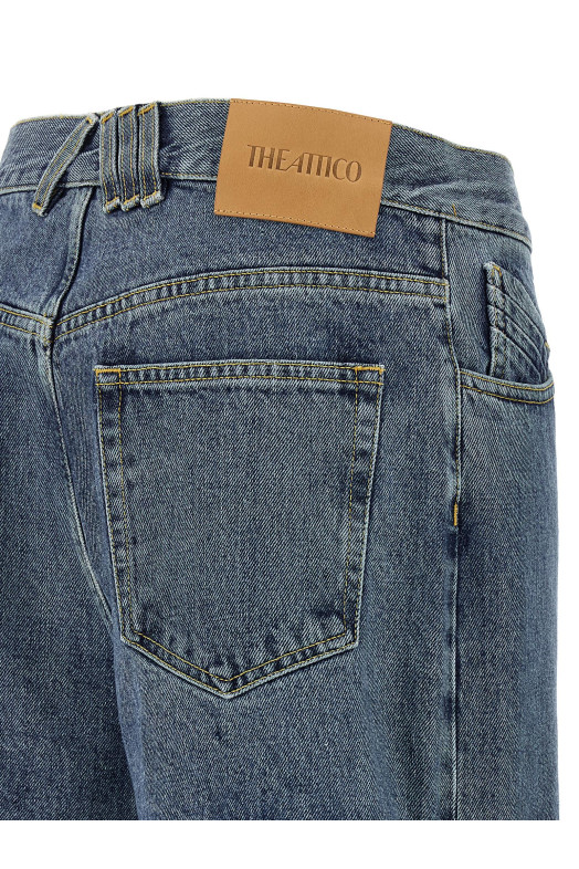 Джинсы с вырезами BLUE THE ATTICO 251WCP00277024