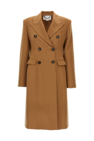 Шерстяное пальто Бежевое STELLA MCCARTNEY 660127SPB052745
