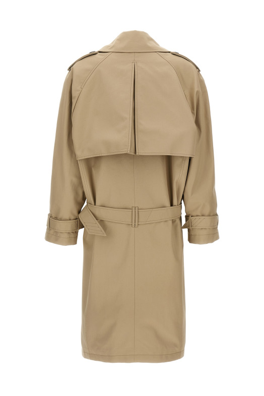 Хлопковый тренч Бежевый THE ATTICO 251WCC00085198 Хлопковый тренч Бежевый THE ATTICO 251WCC00085198