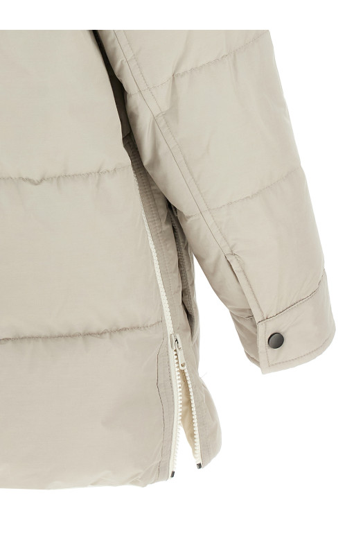 В'язана куртка з коміром Бежева BRUNELLO CUCINELLI MG5017784C7958