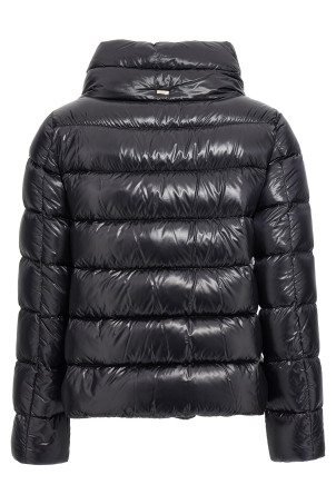 Куртка з широким коміром Чорна HERNO PI001781D12017Z9300