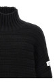 Destroyed ribbed sweater Black