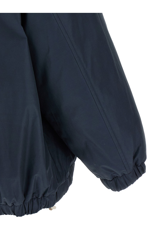 Трикотажна куртка з капюшоном Синя BRUNELLO CUCINELLI MG5017852C4072