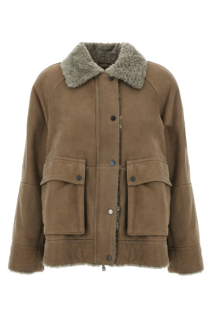 Куртка бежева BRUNELLO CUCINELLI MPMBP7911C9701 Куртка бежева BRUNELLO CUCINELLI MPMBP7911C9701