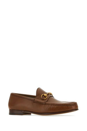 Кожаные мокасины коричневого цвета GUCCI (3079291M0C0) Кожаные мокасины коричневого цвета GUCCI (3079291M0C0)