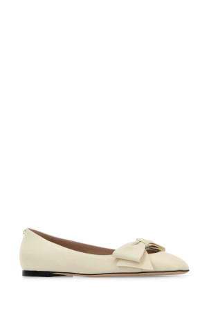 Ivory leather Bowow ballerinas White VALENTINO GARAVANI (7W2S0MS0DDT) Ivory leather Bowow ballerinas White VALENTINO GARAVANI (7W2S0MS0DDT)