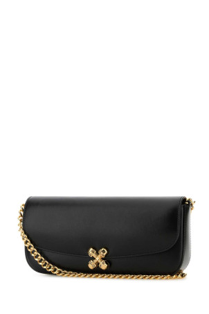 Black leather Skull Flower crossbody bag Black ALEXANDER MCQUEEN (8360381MAAE) Black leather Skull Flower crossbody bag Black ALEXANDER MCQUEEN (8360381MAAE)