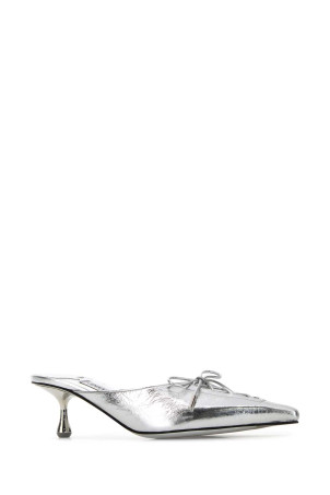 Silver leather Scarlett mules Silver JIMMY CHOO (SCARLETTMULE50BYK) Silver leather Scarlett mules Silver JIMMY CHOO (SCARLETTMULE50BYK)