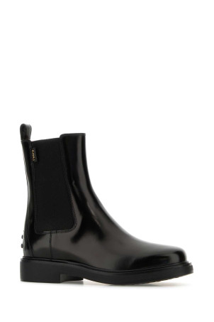 Black leather ankle boots BLUE TOD'S (XXW20L0IQ40AKT) Black leather ankle boots BLUE TOD'S (XXW20L0IQ40AKT)