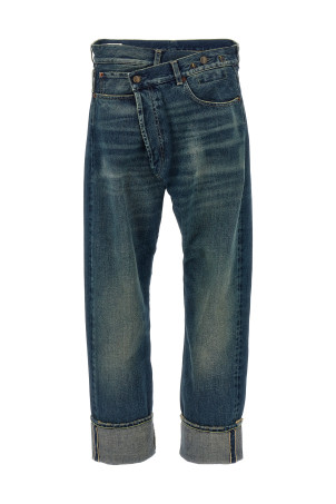 'Cuffed Crossover' jeans Blue 'Cuffed Crossover' jeans Blue