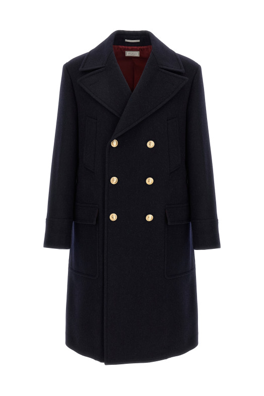 Wool coat Blue