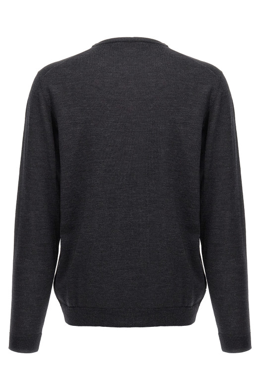 Свитер из мериносовой шерсти Серый ROBERTO COLLINA 253M01001M0121