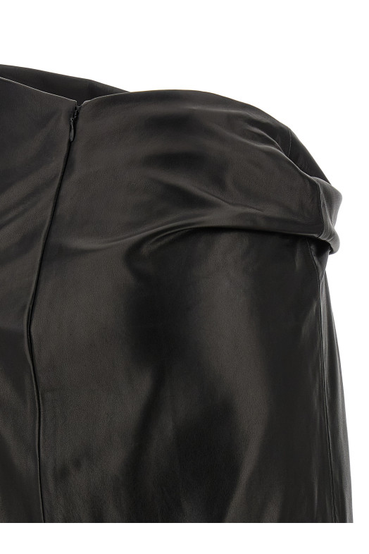 Plongé nappa skirt Black