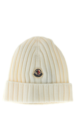 Шапка с резинкой Белая MONCLER ENFANT K29513B00006M1131040 Шапка с резинкой Белая MONCLER ENFANT K29513B00006M1131040