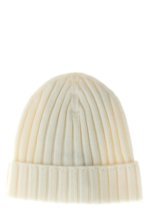 Шапка с резинкой Белая MONCLER ENFANT K29513B00006M1131040 Шапка с резинкой Белая MONCLER ENFANT K29513B00006M1131040