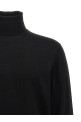 Wool turtleneck sweater Black