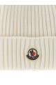 Шапка с помпоном Белая MONCLER ENFANT K29543B00011M1131030 Шапка с помпоном Белая MONCLER ENFANT K29543B00011M1131030