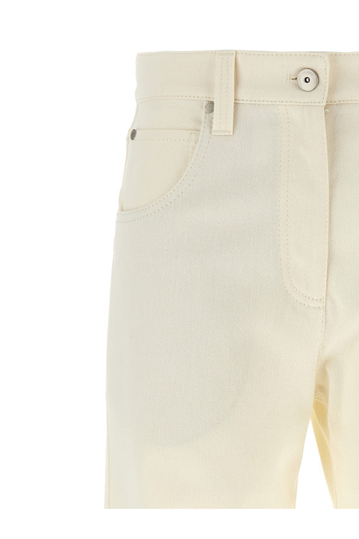 Monile crop pants Beige Monile crop pants Beige