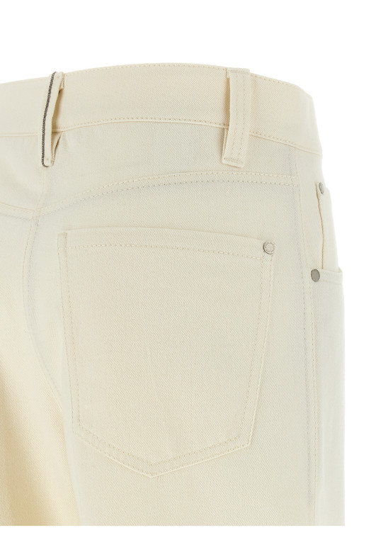 Monile crop pants Beige Monile crop pants Beige