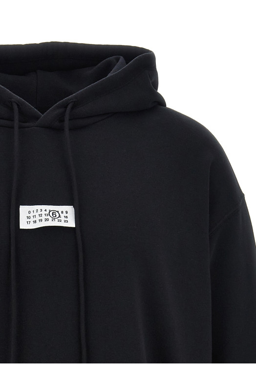 'Numeric signature MM6' hoodie Black