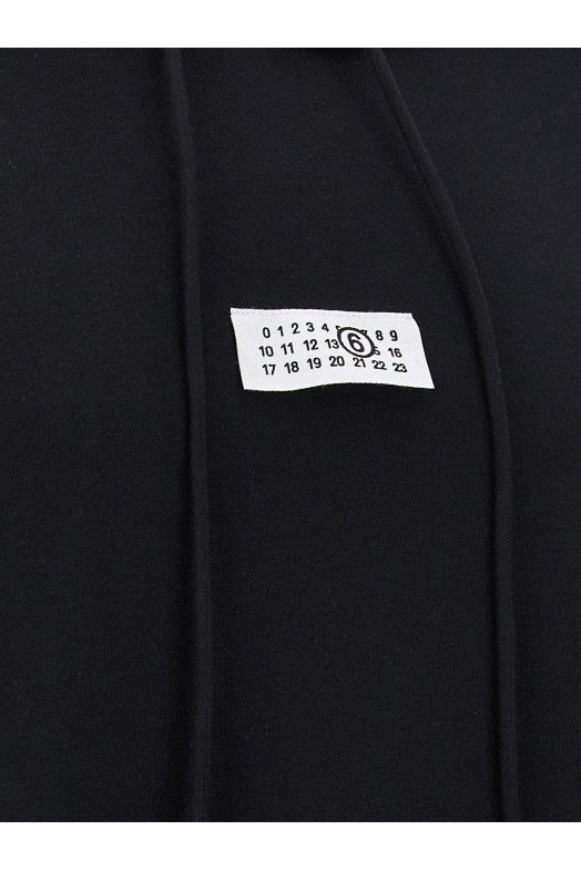 'Numeric signature MM6' hoodie Black