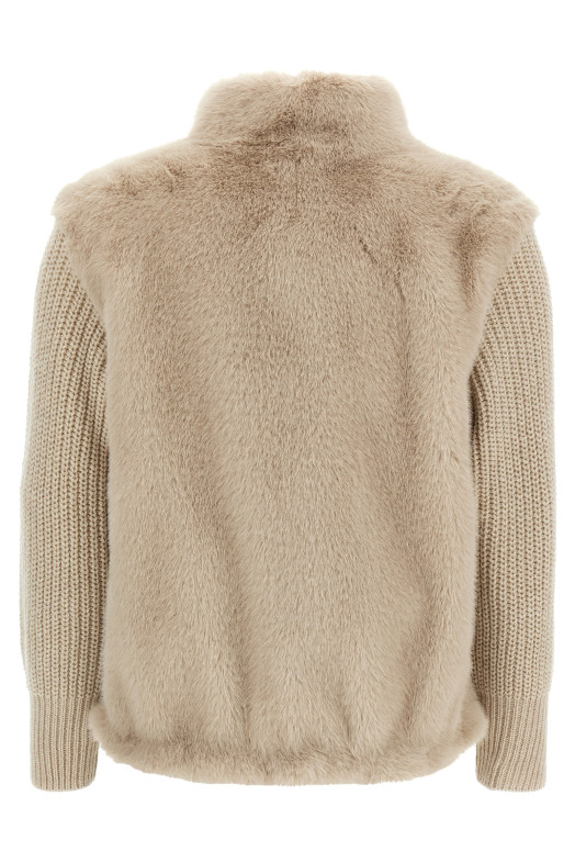 Куртка из искусственного меха «Resort» Бежевая GC00072DR126241985 Куртка из искусственного меха «Resort» Бежевая GC00072DR126241985