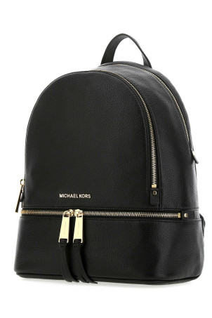 Чорний шкіряний рюкзак середнього розміру Rhea Чорний MICHAEL BY MICHAEL KORS (30S5GEZB1L) Чорний шкіряний рюкзак середнього розміру Rhea Чорний MICHAEL BY MICHAEL KORS (30S5GEZB1L)