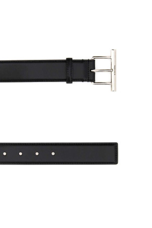 Черный кожаный ремень Black ALEXANDER MCQUEEN (8044991BR0I) Черный кожаный ремень Black ALEXANDER MCQUEEN (8044991BR0I)