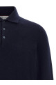 Cashmere polo shirt Blue Cashmere polo shirt Blue