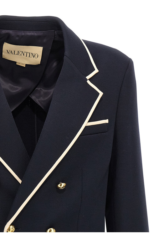 Valentino Garavani double-breasted blazer Blue