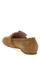 Suede loafers Beige