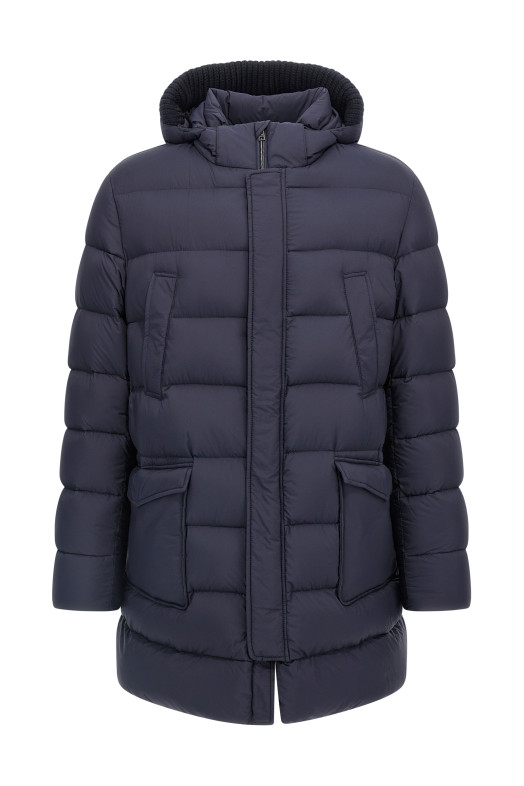 Пуховая куртка «Il Parka» Синяя PI003ULEM0212456Z9202