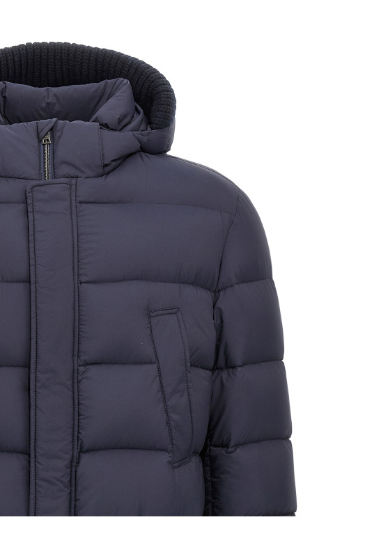 Пуховая куртка «Il Parka» Синяя PI003ULEM0212456Z9202