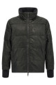 Removable hood down jacket Black Removable hood down jacket Black