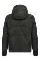 Removable hood down jacket Black Removable hood down jacket Black