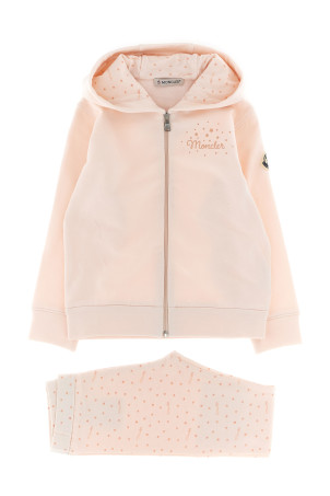 Комплект з худі та легінсів Рожевий MONCLER ENFANT K29518M0000589A23529 Комплект з худі та легінсів Рожевий MONCLER ENFANT K29518M0000589A23529