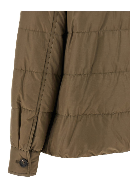 Пуховик Monile sherling Бежевий BRUNELLO CUCINELLI MG5017688C8909