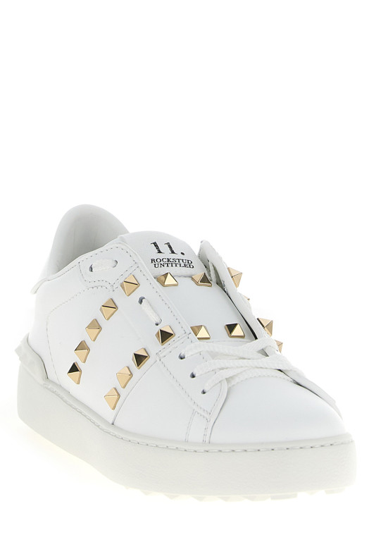 Кроссовки Valentino Garavani «Rockstud Untitled» Белые W2S0A01BHS0BO