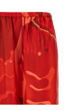 Шовкові штани Palazzo Червоні FERRAGAMO 783412CORALNEWRED Шовкові штани Palazzo Червоні FERRAGAMO 783412CORALNEWRED