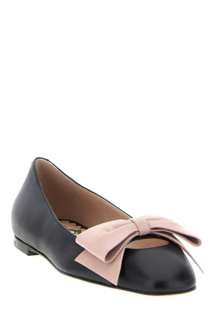 Балетки Valentino Garavani «Bowow» Черные W2S0MS0DDT31A
