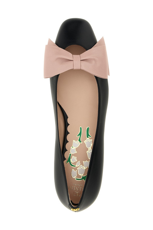 Балетки Valentino Garavani «Bowow» Черные W2S0MS0DDT31A