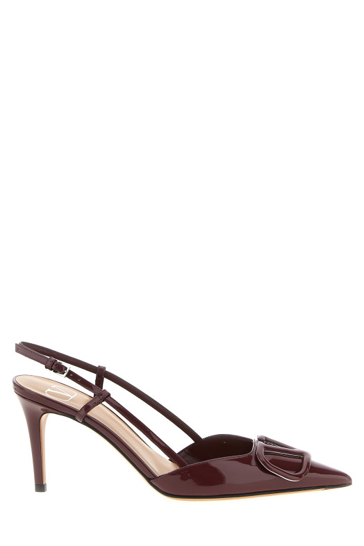 Slingback Valentino Garavani VLogo Signature Bordeaux Slingback Valentino Garavani VLogo Signature Bordeaux