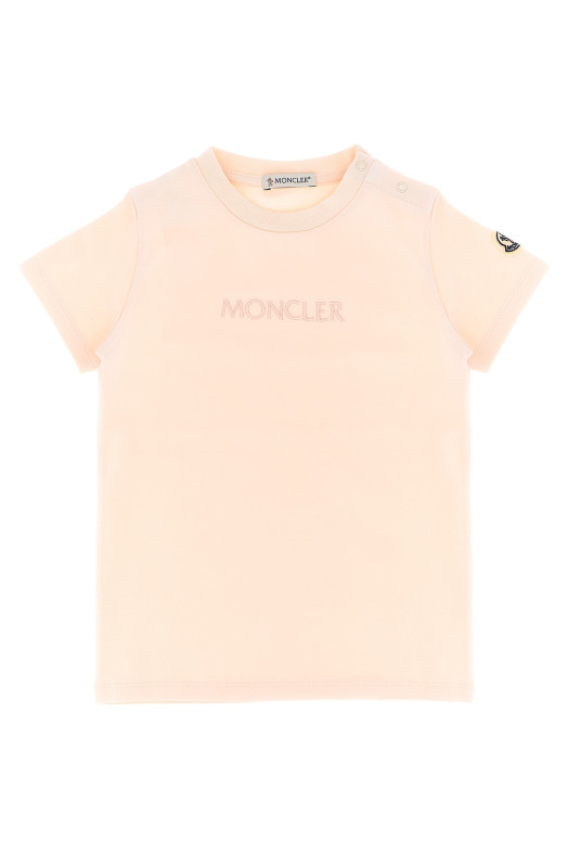 Logo embroidery t-shirt Pink Logo embroidery t-shirt Pink
