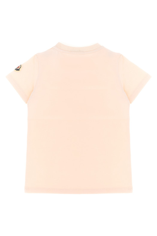 Logo embroidery t-shirt Pink Logo embroidery t-shirt Pink