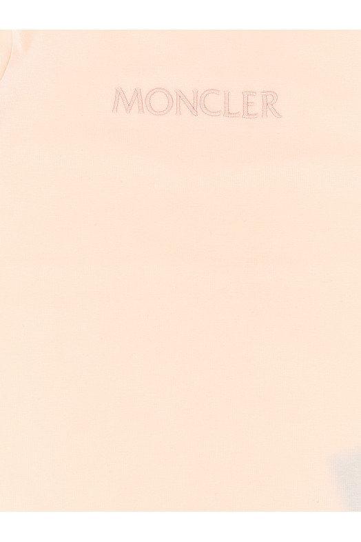 Logo embroidery t-shirt Pink Logo embroidery t-shirt Pink