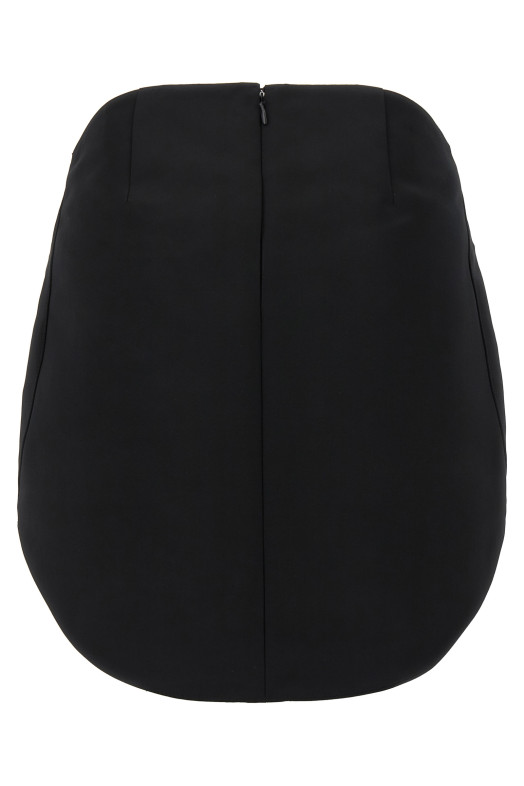 'Circle Satin' skirt Black 'Circle Satin' skirt Black