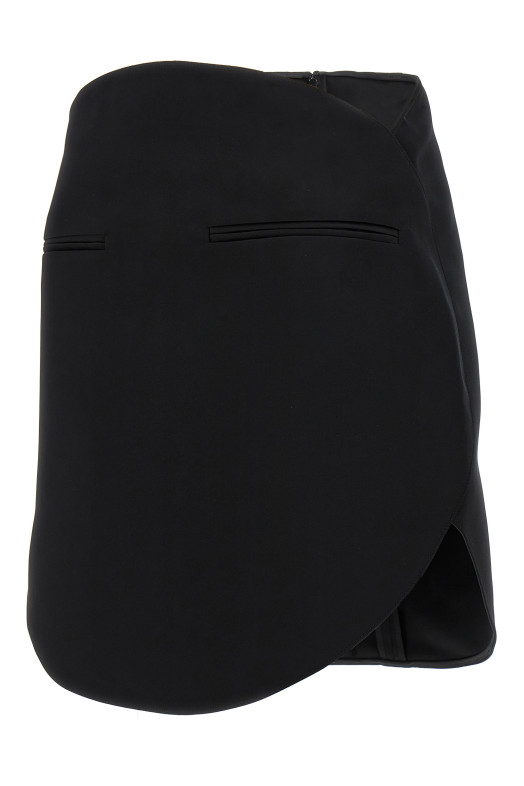 'Circle Satin' skirt Black 'Circle Satin' skirt Black