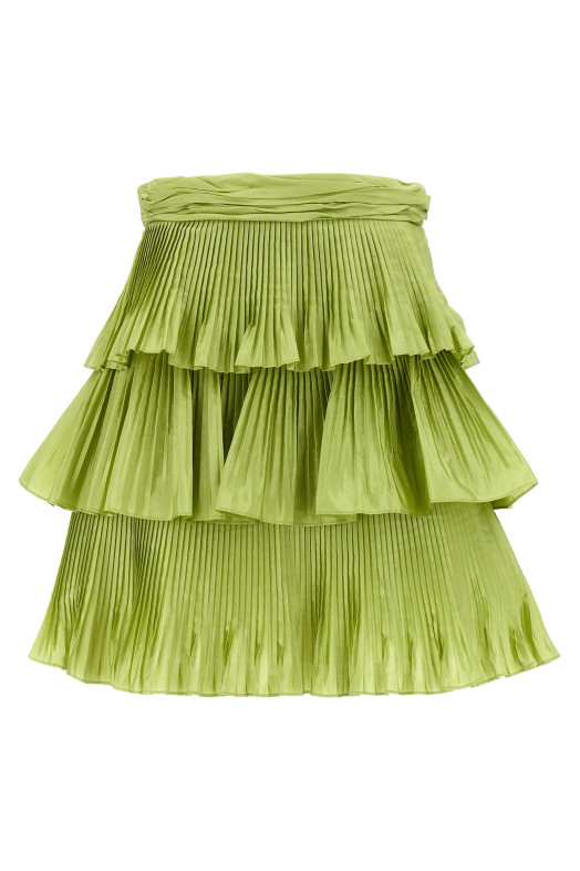 Skirt Velentino Garavani Taffetà Green