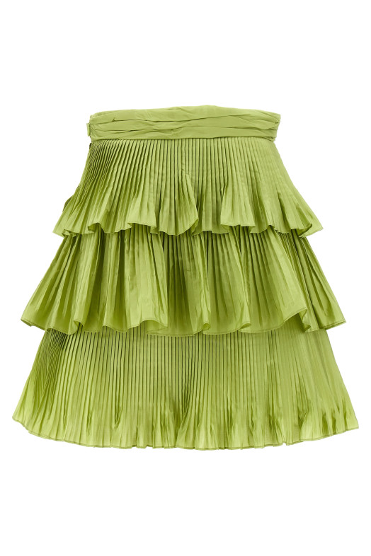 Skirt Velentino Garavani Taffetà Green